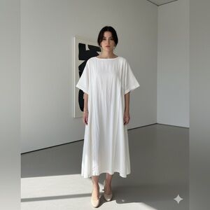 Vintage Garconne dress Ramie / Cotton made in Hong Kong